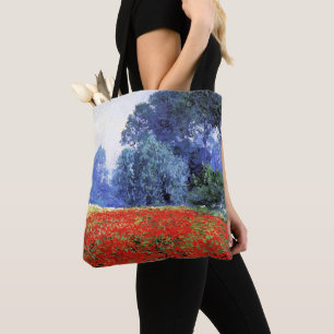 Poppy Fields, beautiful painting by Guy Rose Tote Bag