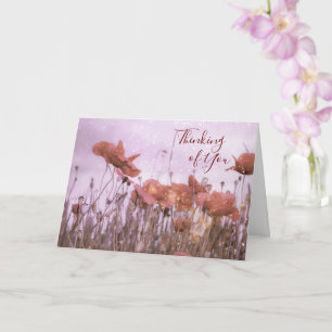 Poppy Fields - Thinking of You Card