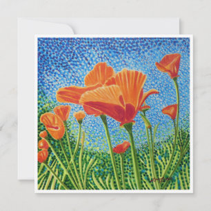 Poppy Flat Notecard