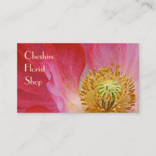 Poppy Florist Business Card