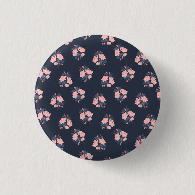 Poppy Flower 3 Cm Round Badge (Front)