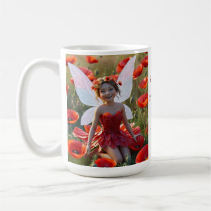 Poppy Flower Fairy Coffee Mug