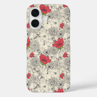 Poppy Flower Garden Pattern