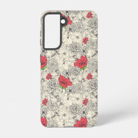 Poppy Flower Garden Pattern