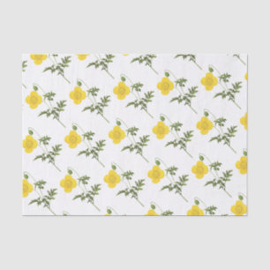 Poppy Flower Pattern Tissue Paper