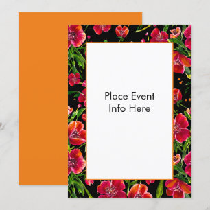 Poppy Garden Invitations