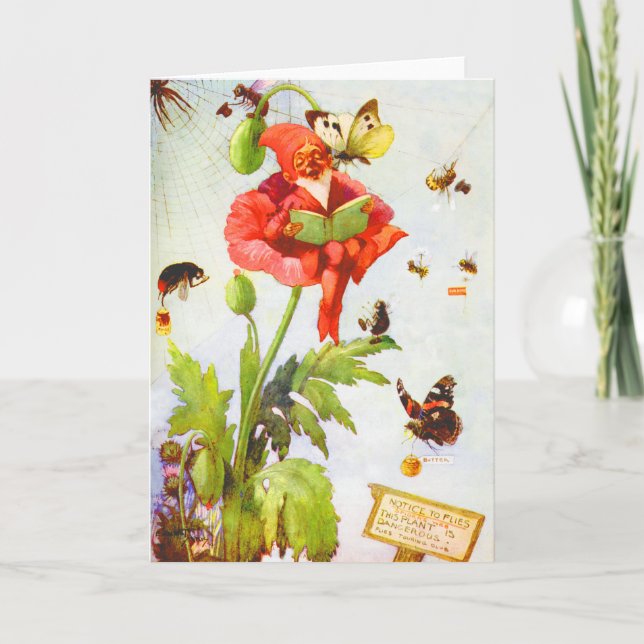 Poppy Gnome Card (Front)