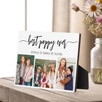 Poppy Grandfather Grandchildren Photo Collage