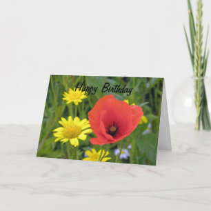 Poppy Greeting Card