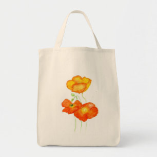 Poppy Grocery Tote Bag