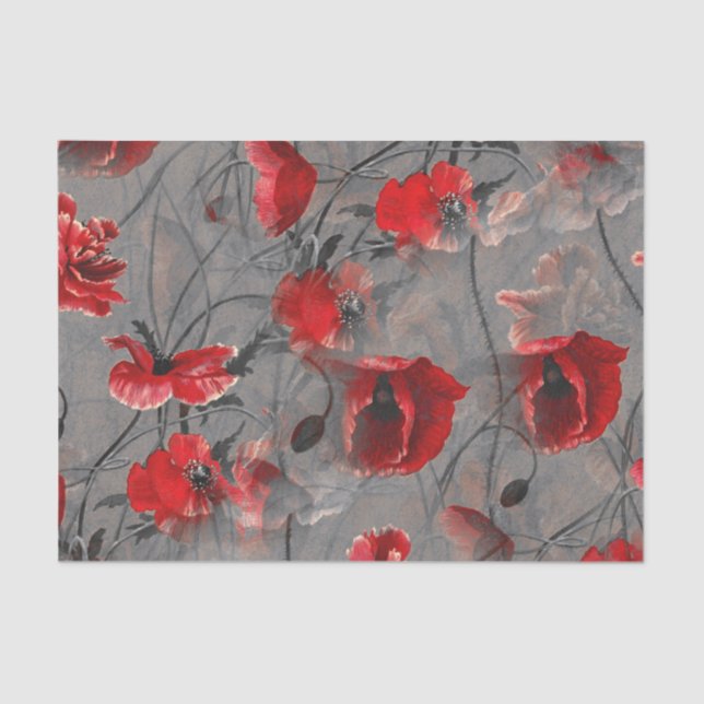 Poppy Haze Tissue Paper (Front)