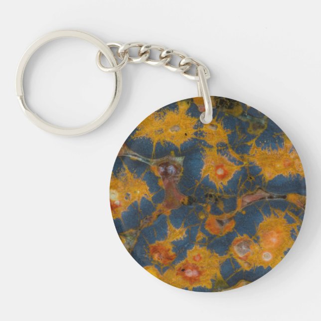 Poppy Jasper Key Ring (Front)