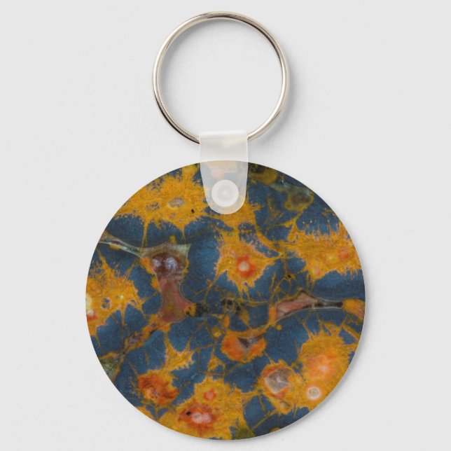 Poppy Jasper Key Ring (Front)