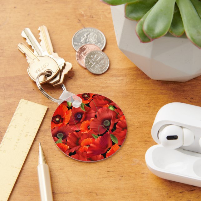 Poppy Key Ring (Desk)