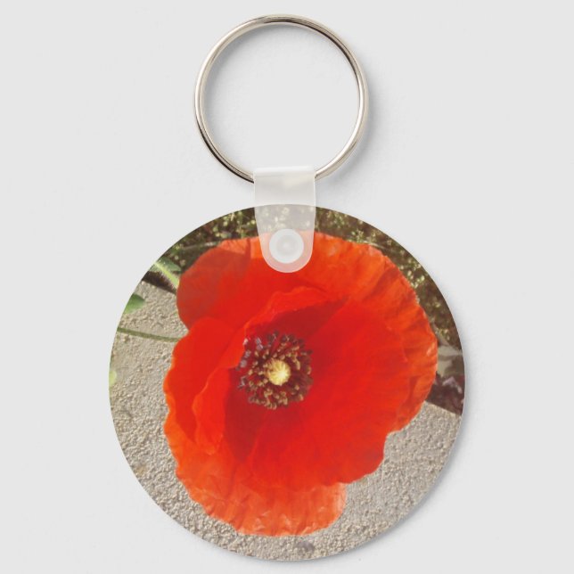 Poppy Key Ring (Front)