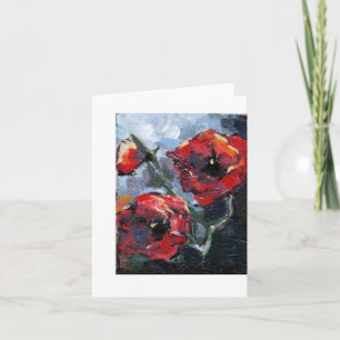 "Poppy Love" Thank You Card