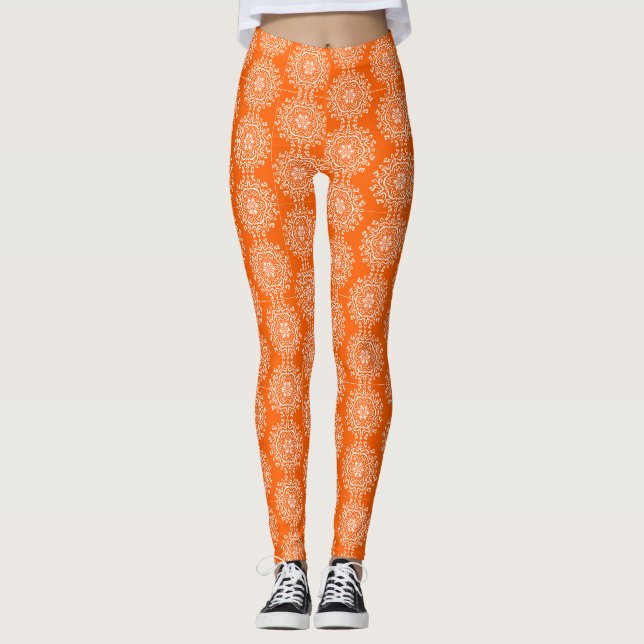 Poppy Mandala Leggings (Front)