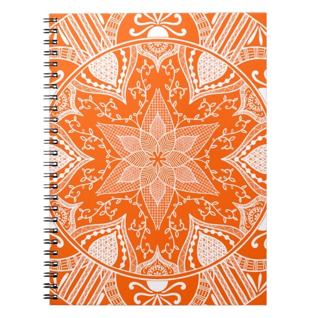 Poppy Mandala Notebook (Front)