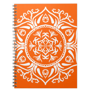 Poppy Mandala Notebook