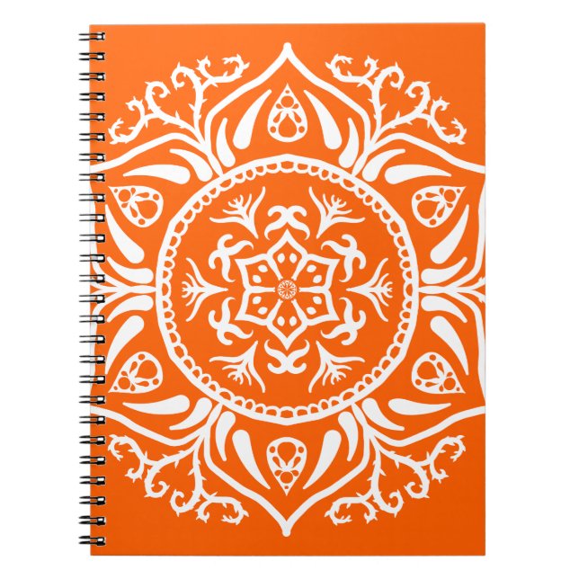 Poppy Mandala Notebook (Front)