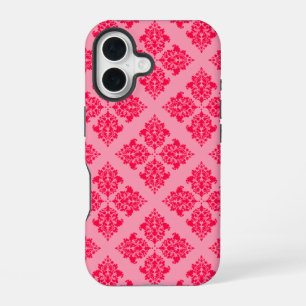 Poppy Moroccan Damask iPhone 16 Case