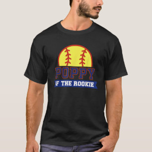 Poppy of Rookie 1st Birthday Softball Theme Matchi T-Shirt
