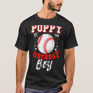 Poppy Of The Birthday Boy Baseball Theme Bday Cele T-Shirt