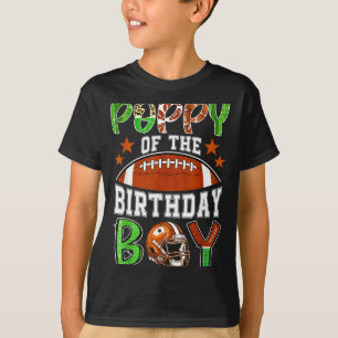 Poppy of the birthday boy football party family T-Shirt