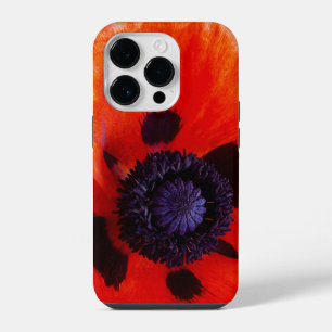 Poppy Orange Flower Photo iPhone 14 Pro Case