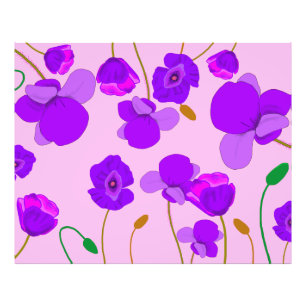 Poppy (Papaver somniferum) Lilac  Photo Print