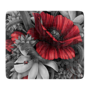 Poppy Pops Out Cutting Board