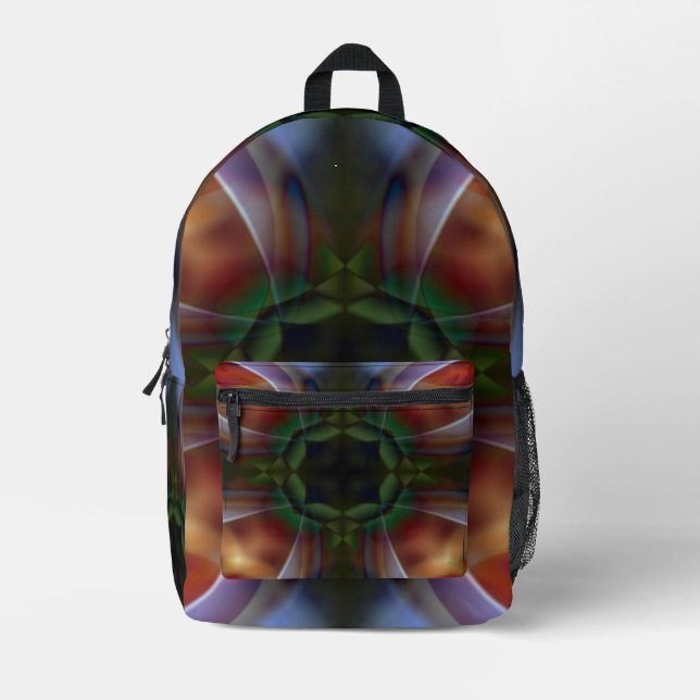 Poppy Printed Backpack (Front)
