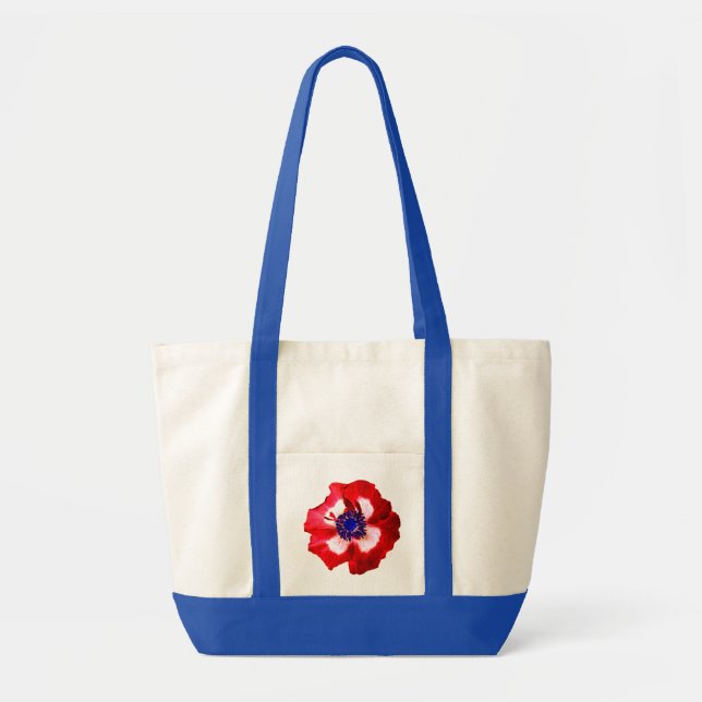 Poppy Red White Blue impulse tote bag (Front)