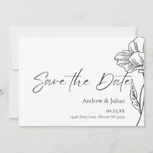 Poppy save the date