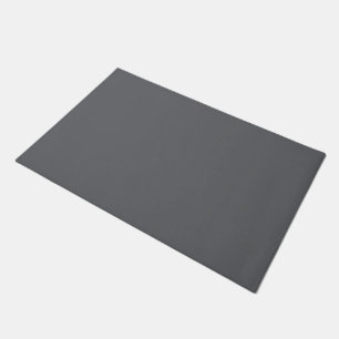 Poppy Seed Grey, Dark Neutral Solid Colour Doormat