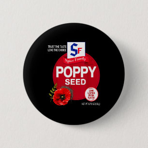Poppy seed halloween spice costume group matching 6 cm round badge