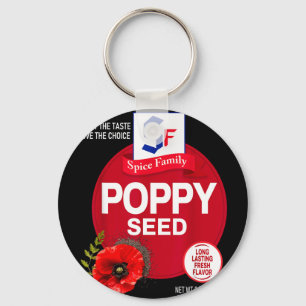 Poppy seed halloween spice costume group matching  key ring