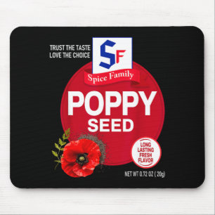 Poppy seed halloween spice costume group matching mouse pad