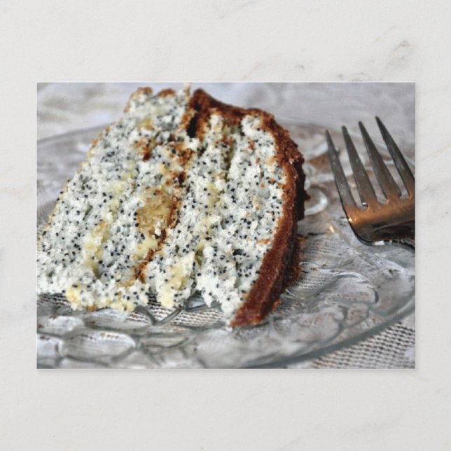 Poppy Seed Torte Recipe Postcard (Front)