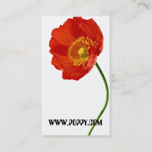 Poppy Simplicity Business Card