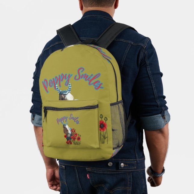 poppy smiles Print Cut Sew Bag (Insitu (Model))