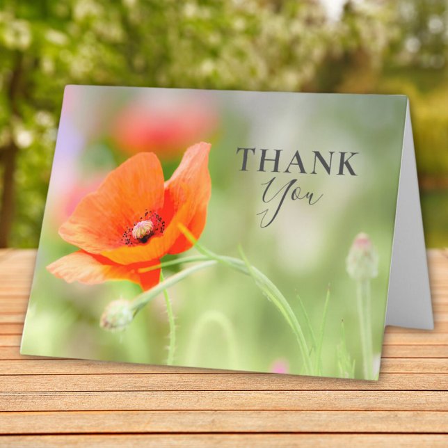 Poppy  thank you card (Creator Uploaded)