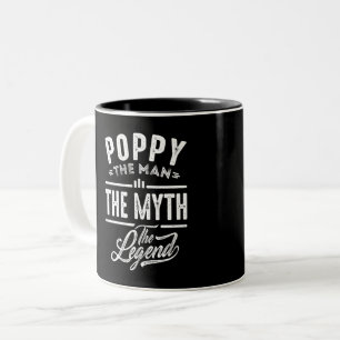 Poppy The Legend Two-Tone Coffee Mug