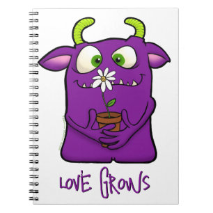 Poppy the monster, notebook