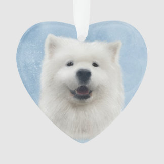 Poppy the samoyed ornament