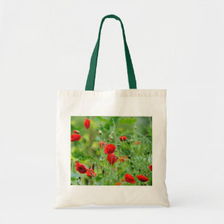 poppy tote bag