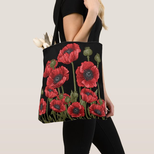 Poppy Tote Bag (Close Up)