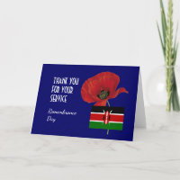 Poppy | Veterans | Kenya Flag | REMEMBRANCE DAY