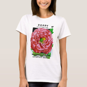 Poppy Vintage Seed Packet T-Shirt
