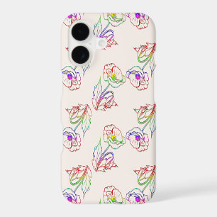 Poppyes floral pattern. Poppy.